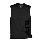 TUFF Blackout Side Raw Edge Muscle Tank TuffWraps.com