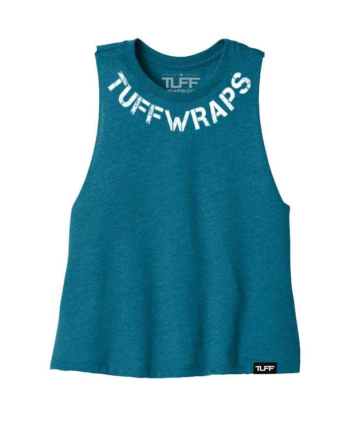 TUFF Curve Racerback Crop Top S / Blue TuffWraps.com