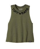 TUFF Curve Racerback Crop Top S / Military Green TuffWraps.com