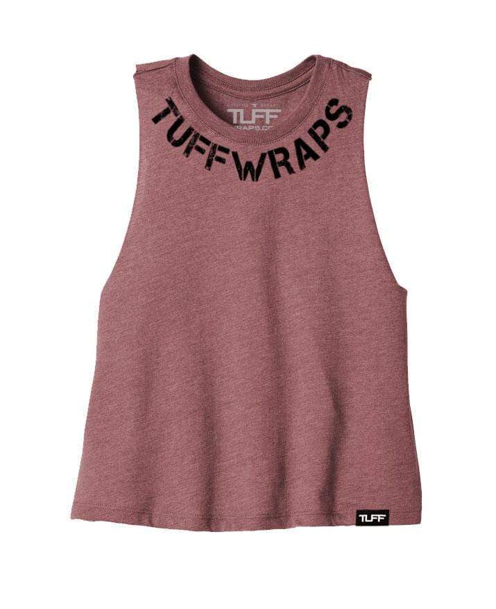 TUFF Curve Racerback Crop Top S / Rose TuffWraps.com