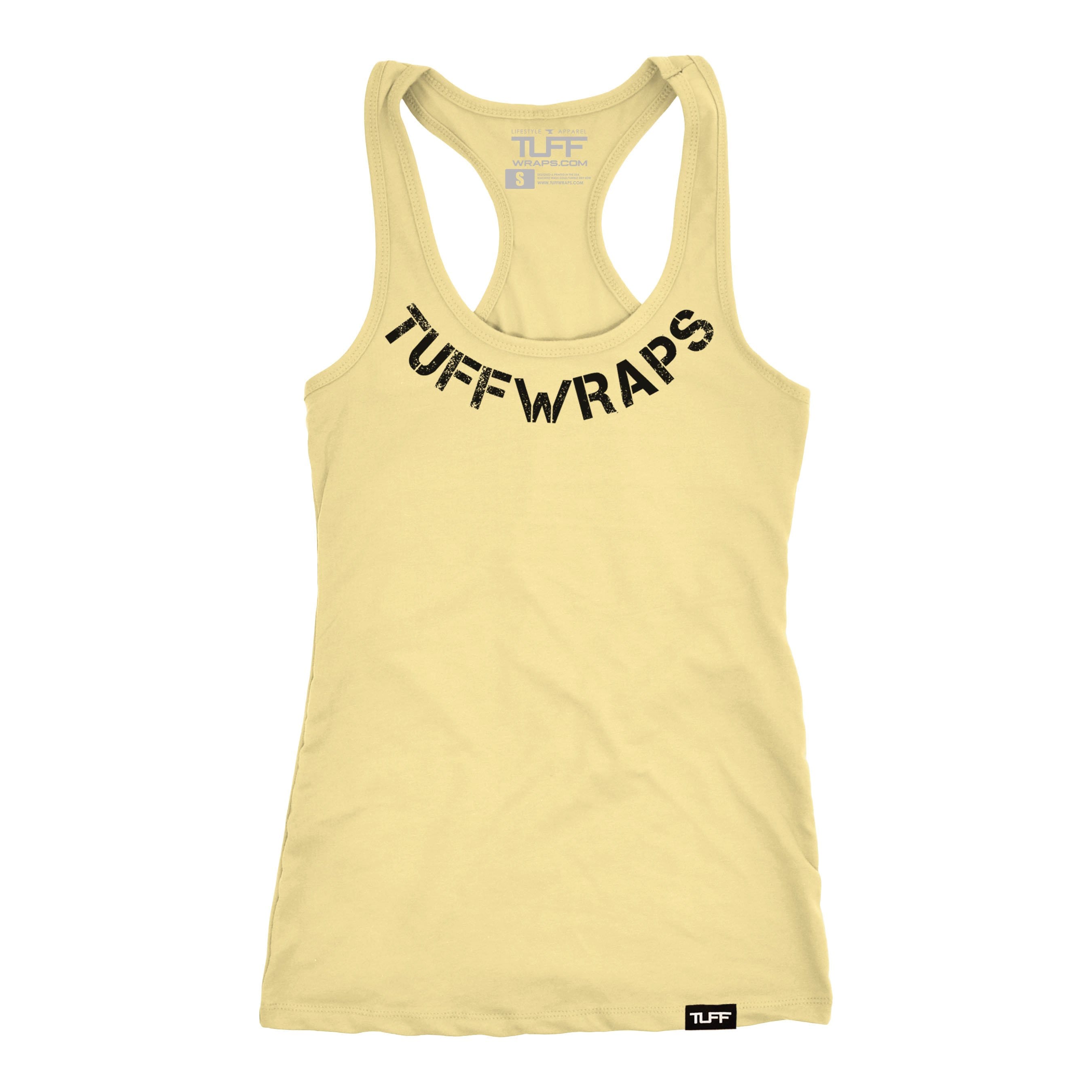 TUFF Curve Racerback Tank XS / Banana Cream TuffWraps.com