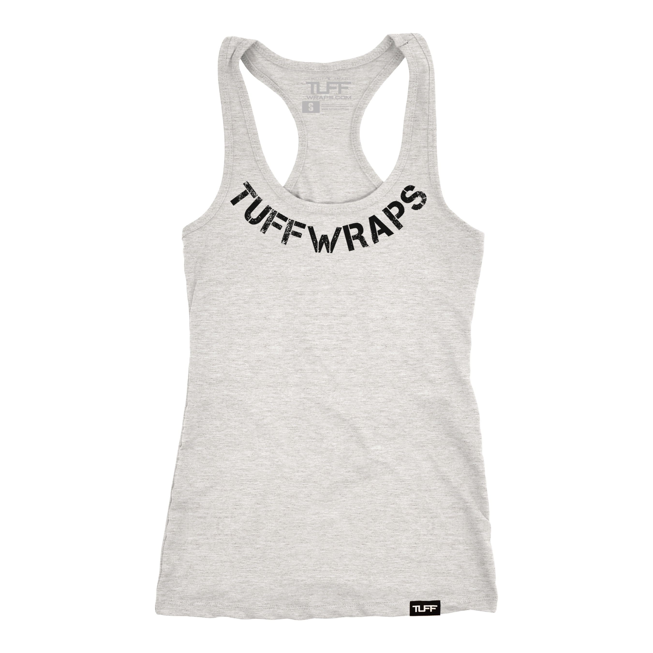 TUFF Curve Racerback Tank XS / Heather Gray TuffWraps.com