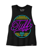 TUFF Diamond Racerback Crop Top S / Black TuffWraps.com