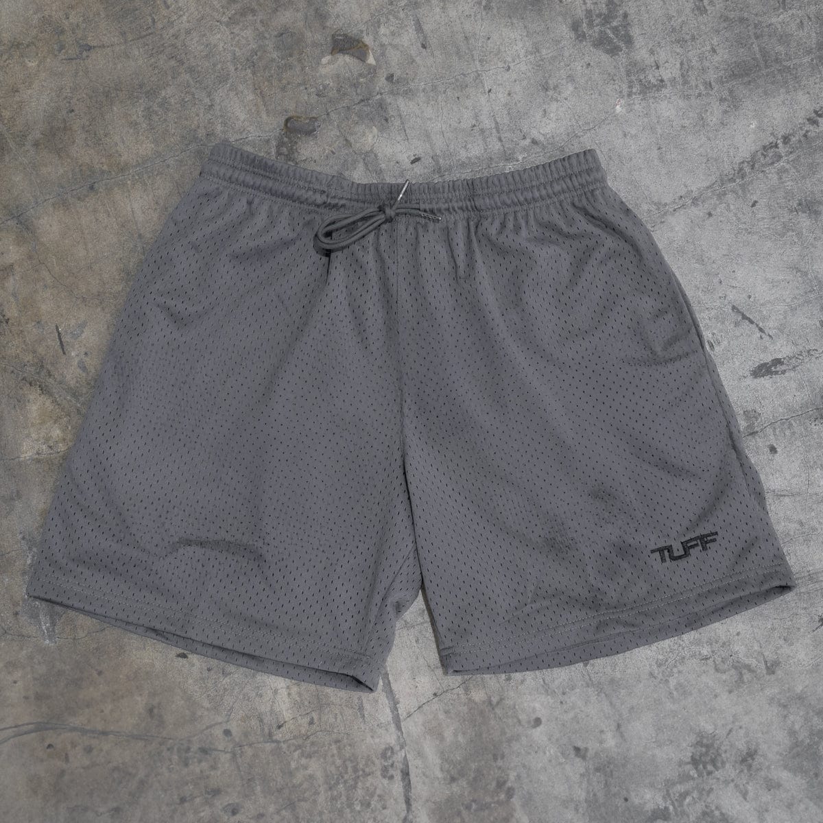 TUFF Essentials 6" Mesh Shorts Small / Gray TuffWraps.com