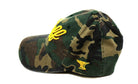 TUFF Gold Script Camo Flexfit Hat TuffWraps.com