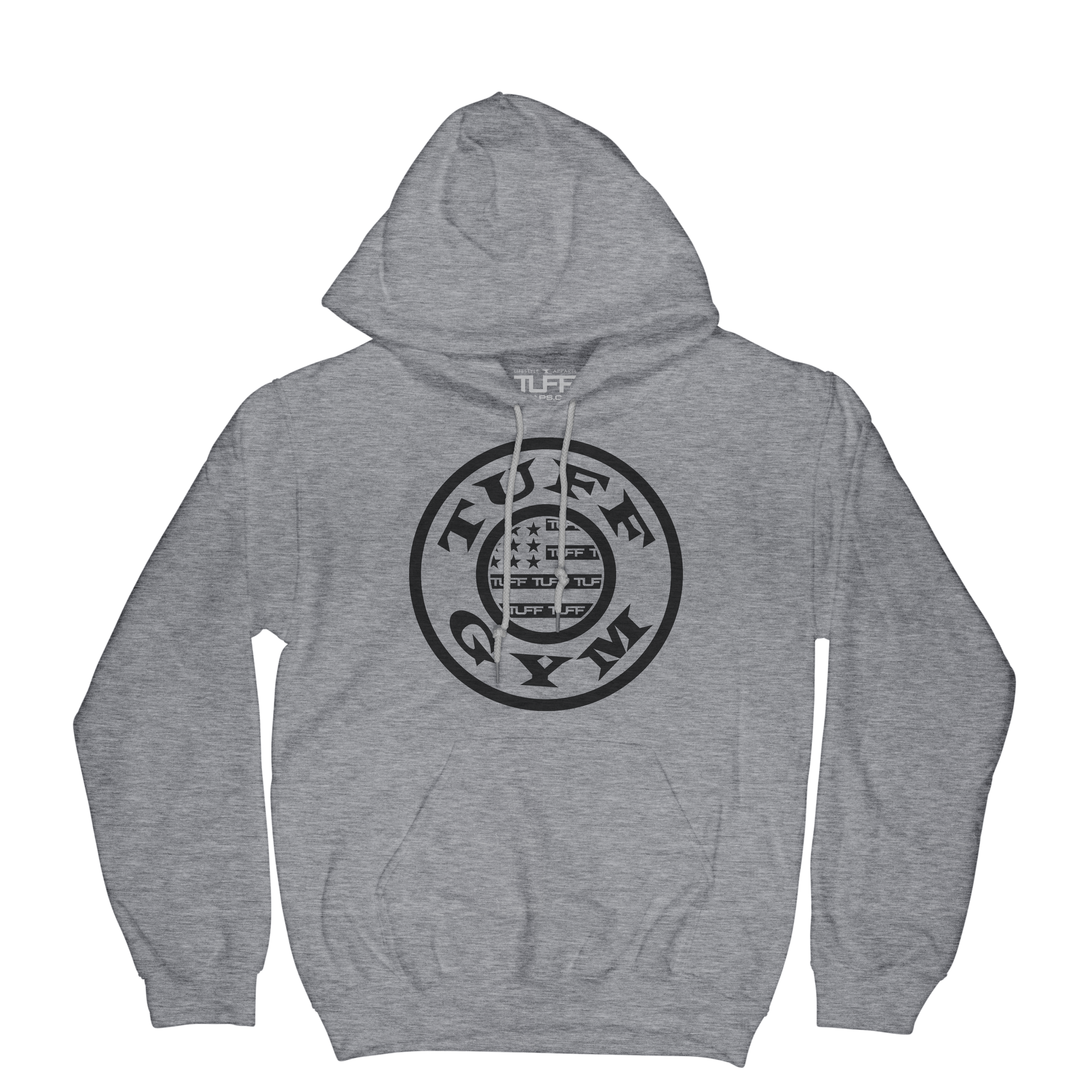 TUFF Gym Hooded Sweatshirt XS / Gray TuffWraps.com