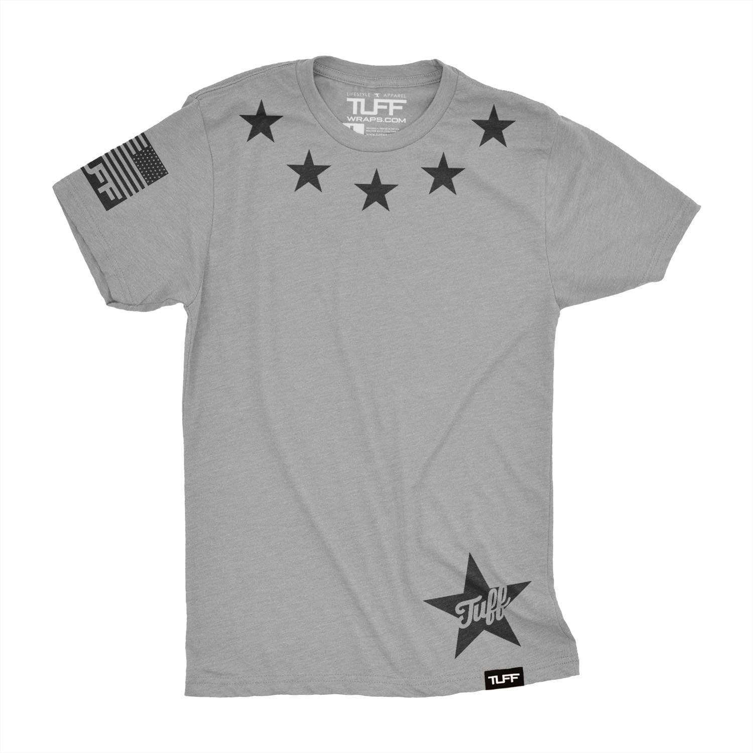 TUFF Hollywood Tee S / Heather Gray TuffWraps.com