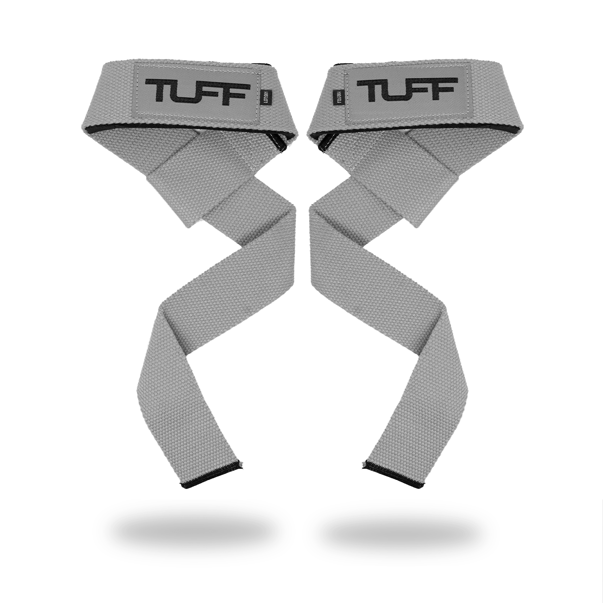 TUFF Lifting Straps | Premium Padded Lifting Straps With Neoprene Gray TuffWraps.com