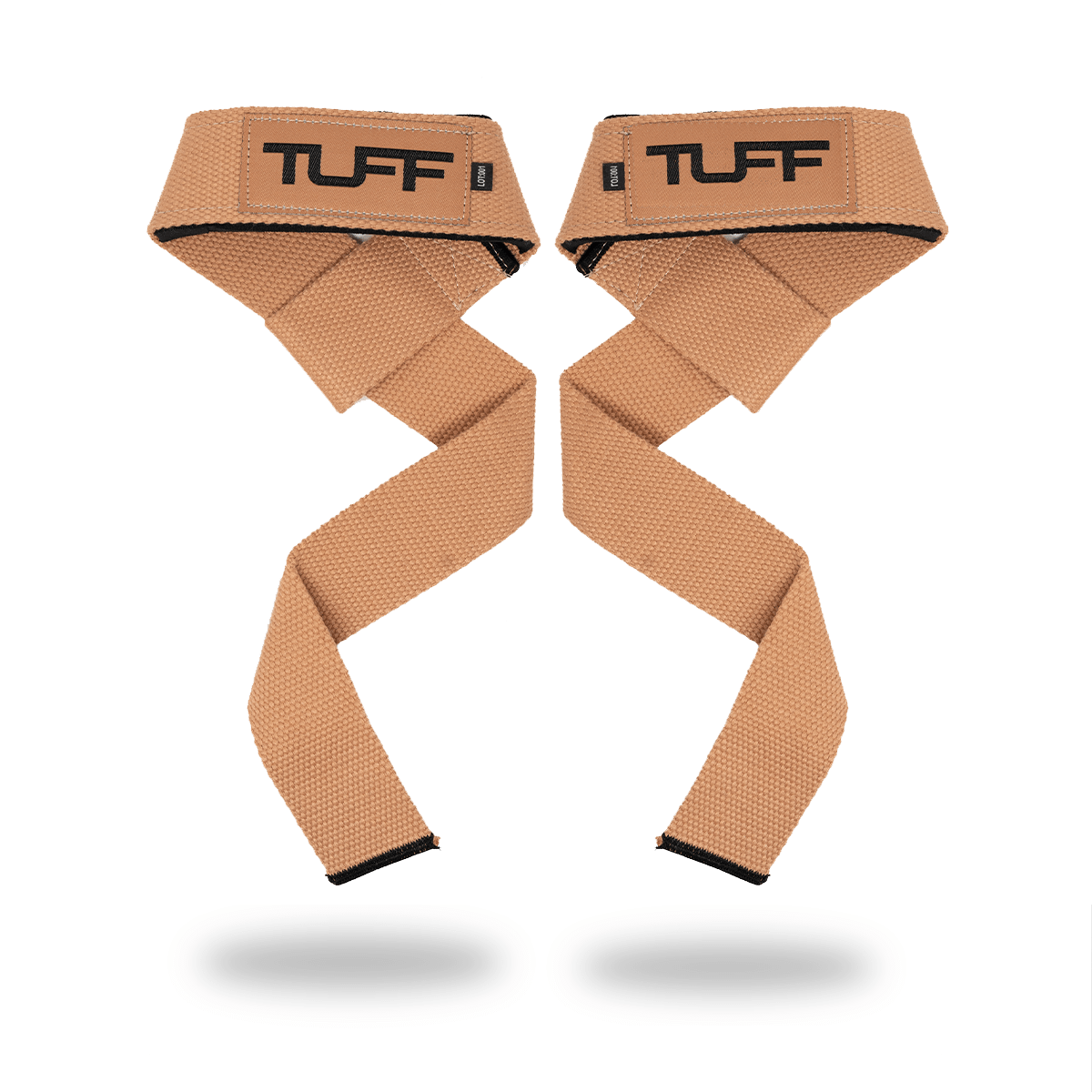 TUFF Lifting Straps | Premium Padded Lifting Straps With Neoprene Sandstone TuffWraps.com