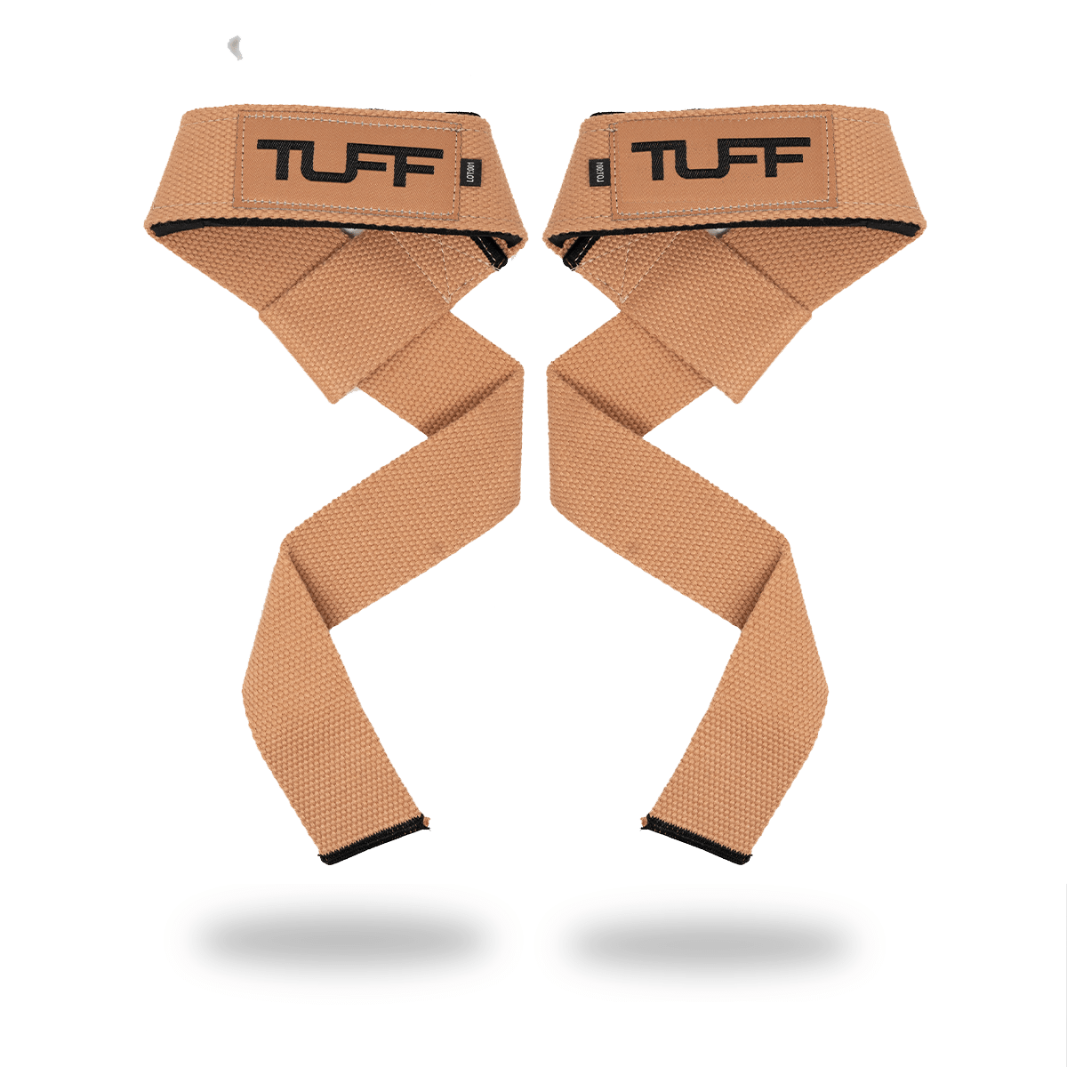 TUFF Lifting Straps | Premium Padded Lifting Straps With Neoprene Sandstone TuffWraps.com