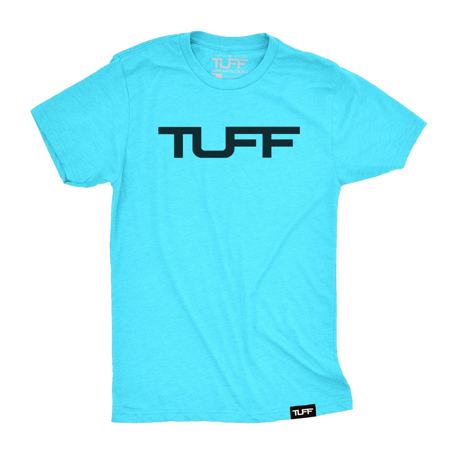 TUFF Logo Tee S / Tahiti Blue TuffWraps.com