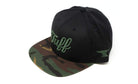 TUFF Script Black/Camo Lid Snapback Hat TuffWraps.com