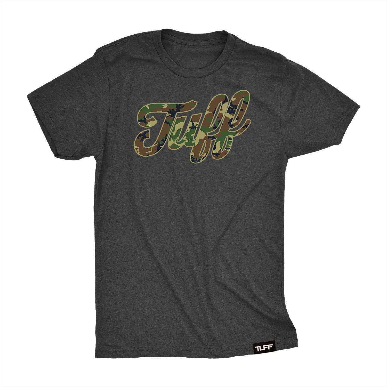 TUFF Script Camo Tee S / Black TuffWraps.com