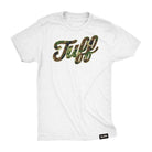 TUFF Script Camo Tee S / White TuffWraps.com