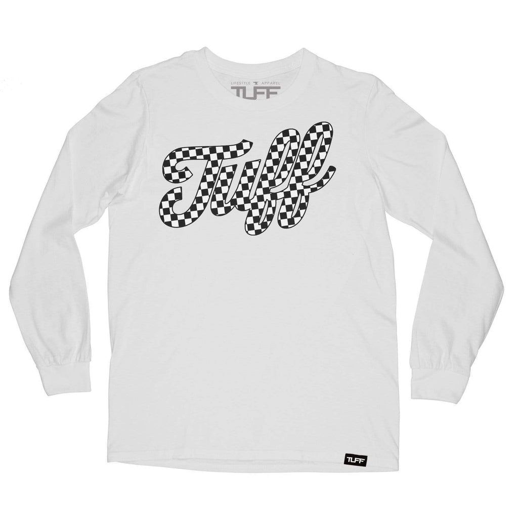 checkerboard long sleeve t shirt