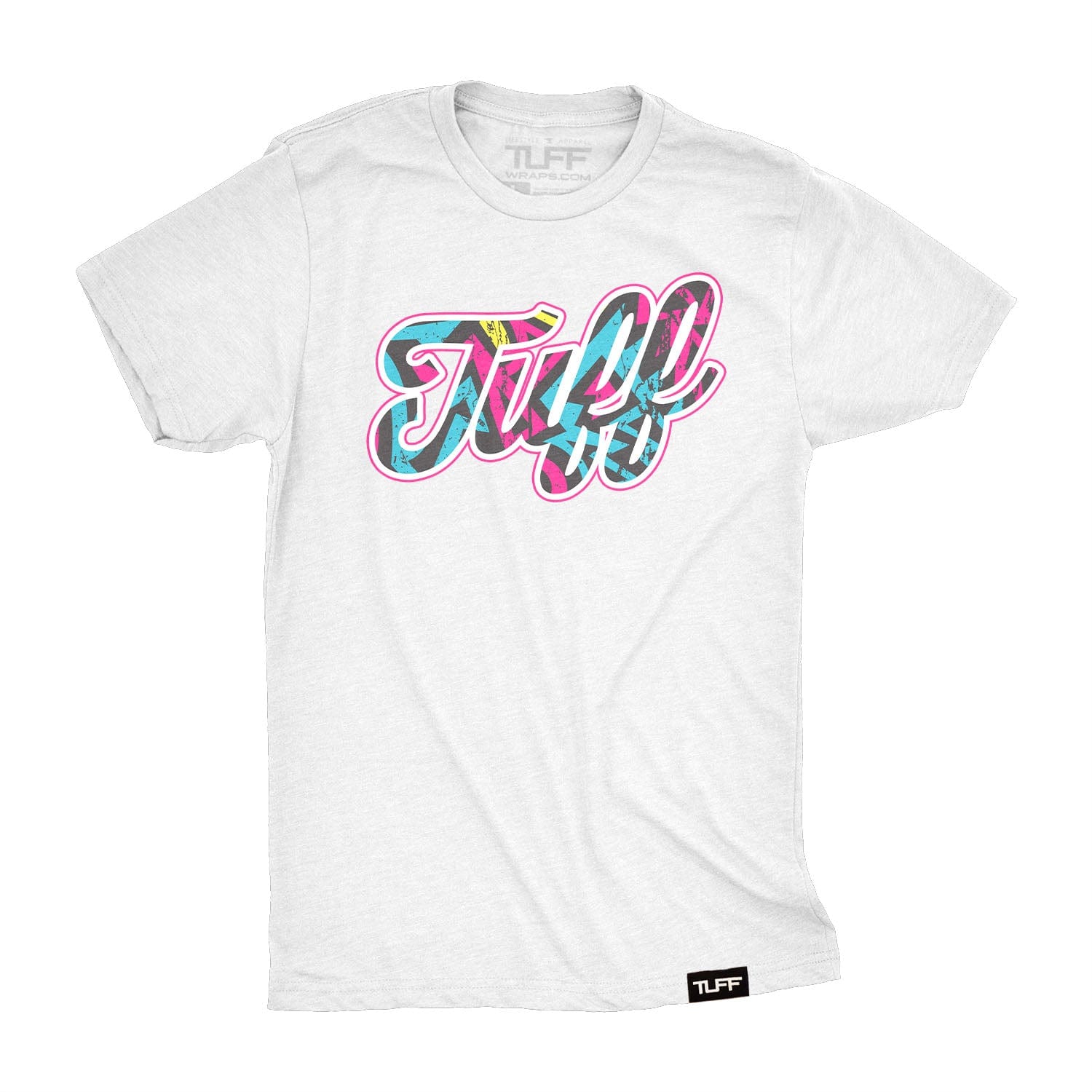 TUFF Script Graffiti Tee S / White TuffWraps.com