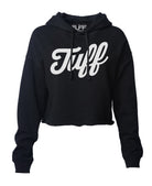 TUFF Script Hooded Cropped Fleece XS / Black TuffWraps.com