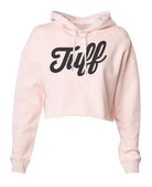 TUFF Script Hooded Cropped Fleece XS / Peach TuffWraps.com