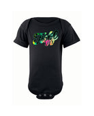 TUFF Script Palm Infant Onesie NB / Black TuffWraps.com