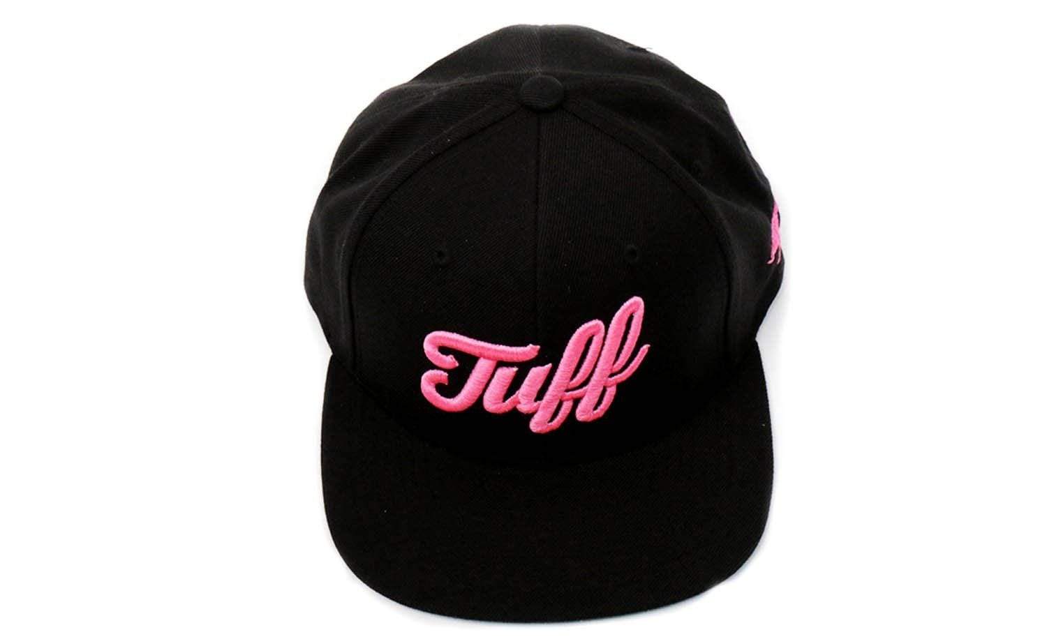 TUFF Script Pink Snapback Hat TuffWraps.com