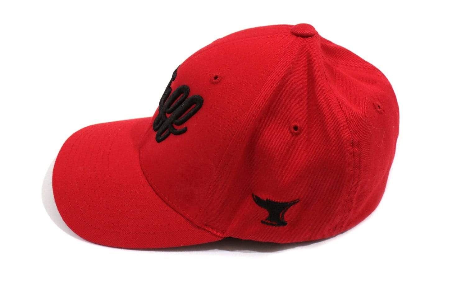 TUFF Script Red Flexfit Hat TuffWraps.com