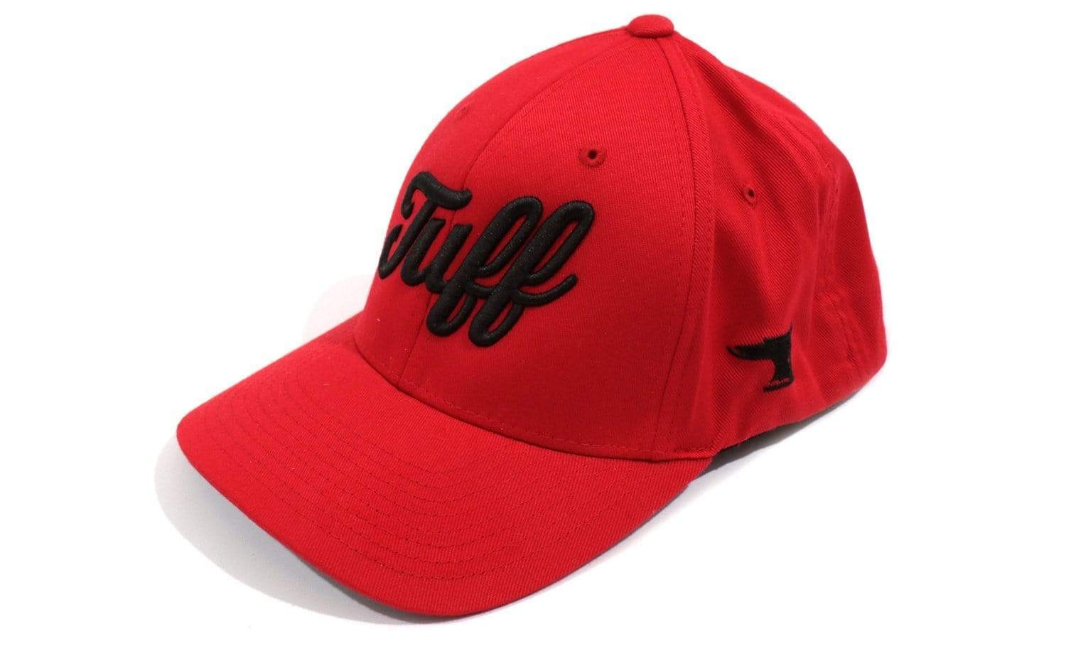 TUFF Script Red Flexfit Hat TuffWraps.com