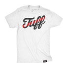 TUFF Script Red Line Tee S / White TuffWraps.com