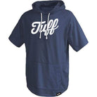 TUFF Script Short Sleeve Hooded Tee S / Navy TuffWraps.com