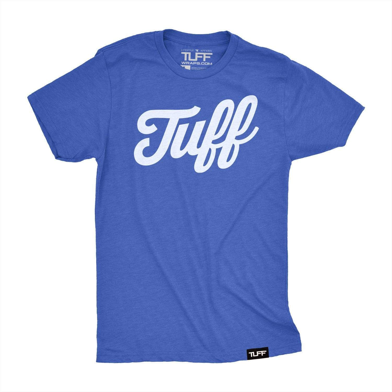 TUFF Script Tee S / Vintage Blue TuffWraps.com