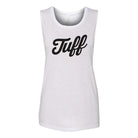 TUFF Script Women's Muscle Tank S / White TuffWraps.com