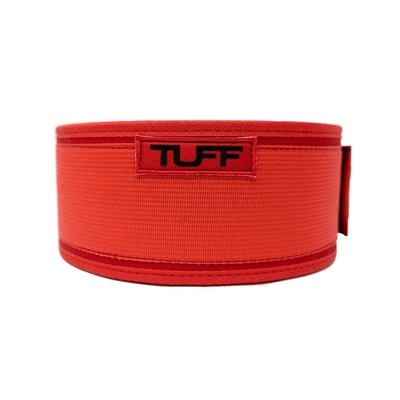 TUFF Self Locking Weightlifting Belt - Red/Black TuffWraps.com