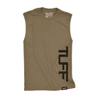 TUFF Side Raw Edge Muscle Tank S / Military Green TuffWraps.com