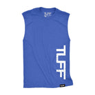 TUFF Side Raw Edge Muscle Tank S / Royal Blue TuffWraps.com