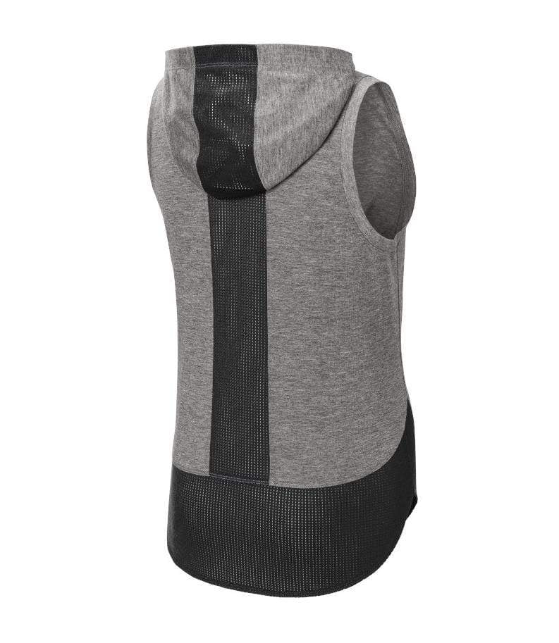 TUFF Small Script Mesh Muscle Hooded Tank TuffWraps.com