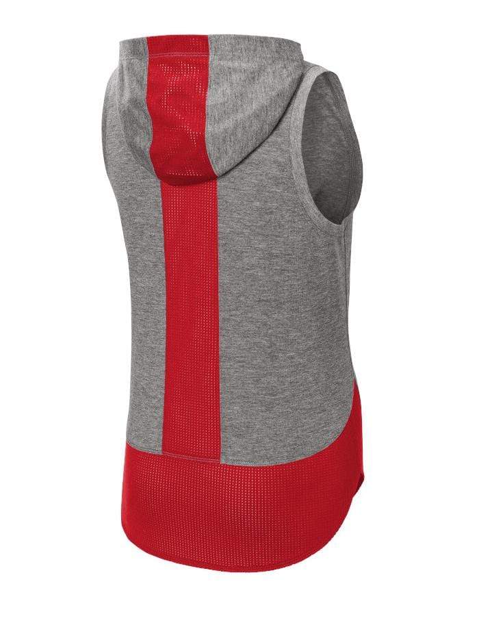 TUFF Small Script Mesh Muscle Hooded Tank TuffWraps.com