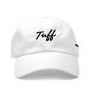 TUFF Thin Script Dad Hat - White TuffWraps.com