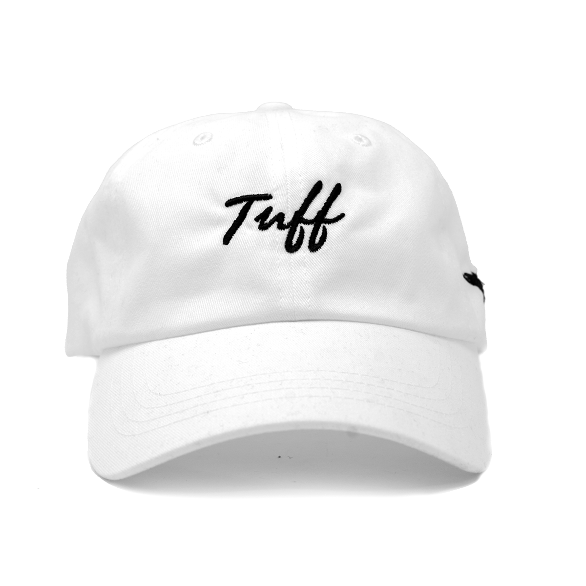 TUFF Thin Script Dad Hat - White TuffWraps.com