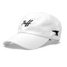 TUFF Thin Script Dad Hat - White TuffWraps.com