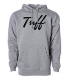 TUFF Thin Script Hooded Sweatshirt XS / Gray TuffWraps.com