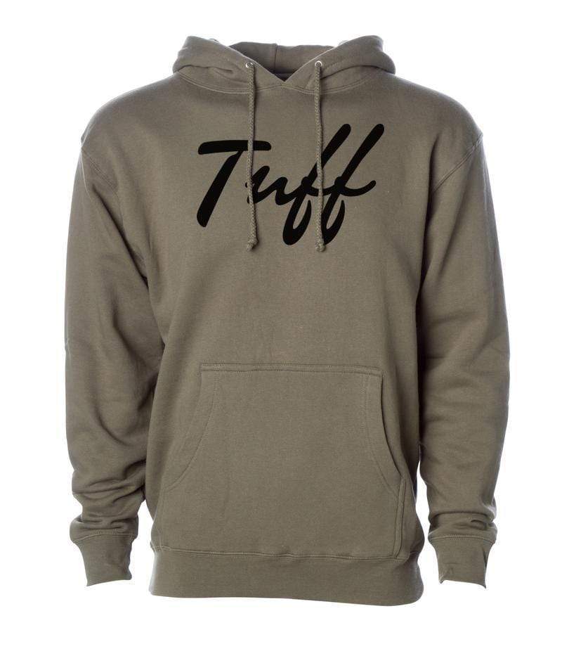 Men's Sweatshirts - TUFF Thin Script Hooded Sweatshirt