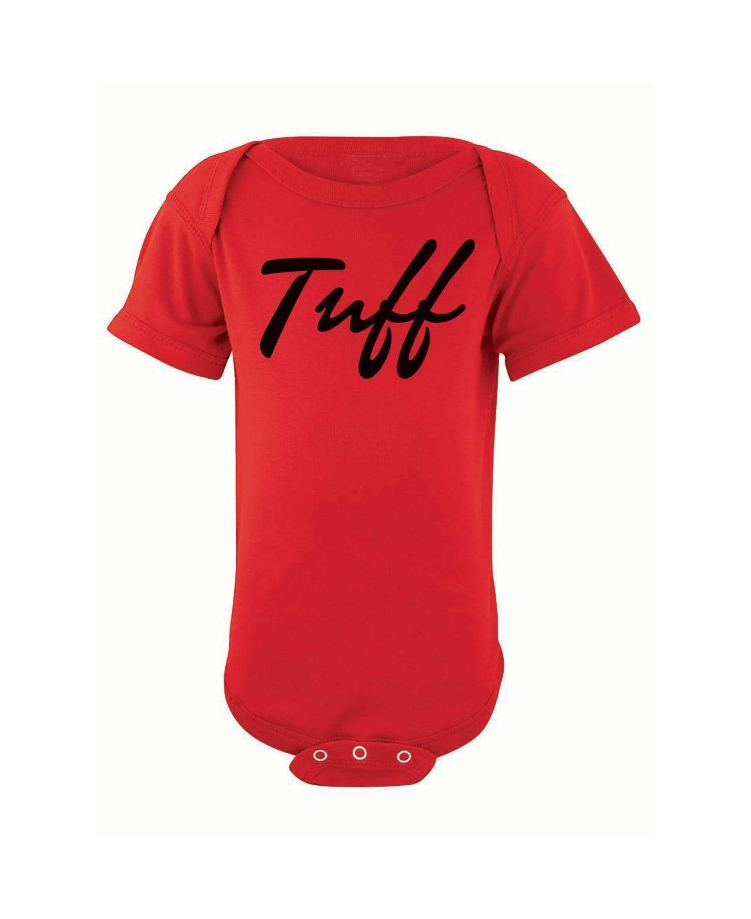 TUFF Thin Script Infant Onesie NB / Red TuffWraps.com