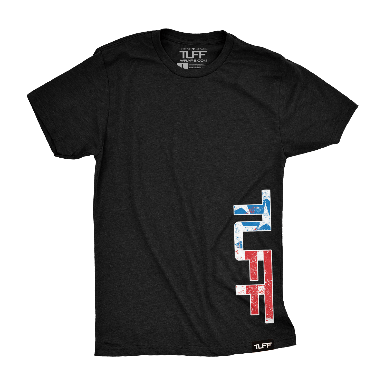 TUFF USA Side Tee S / Black TuffWraps.com