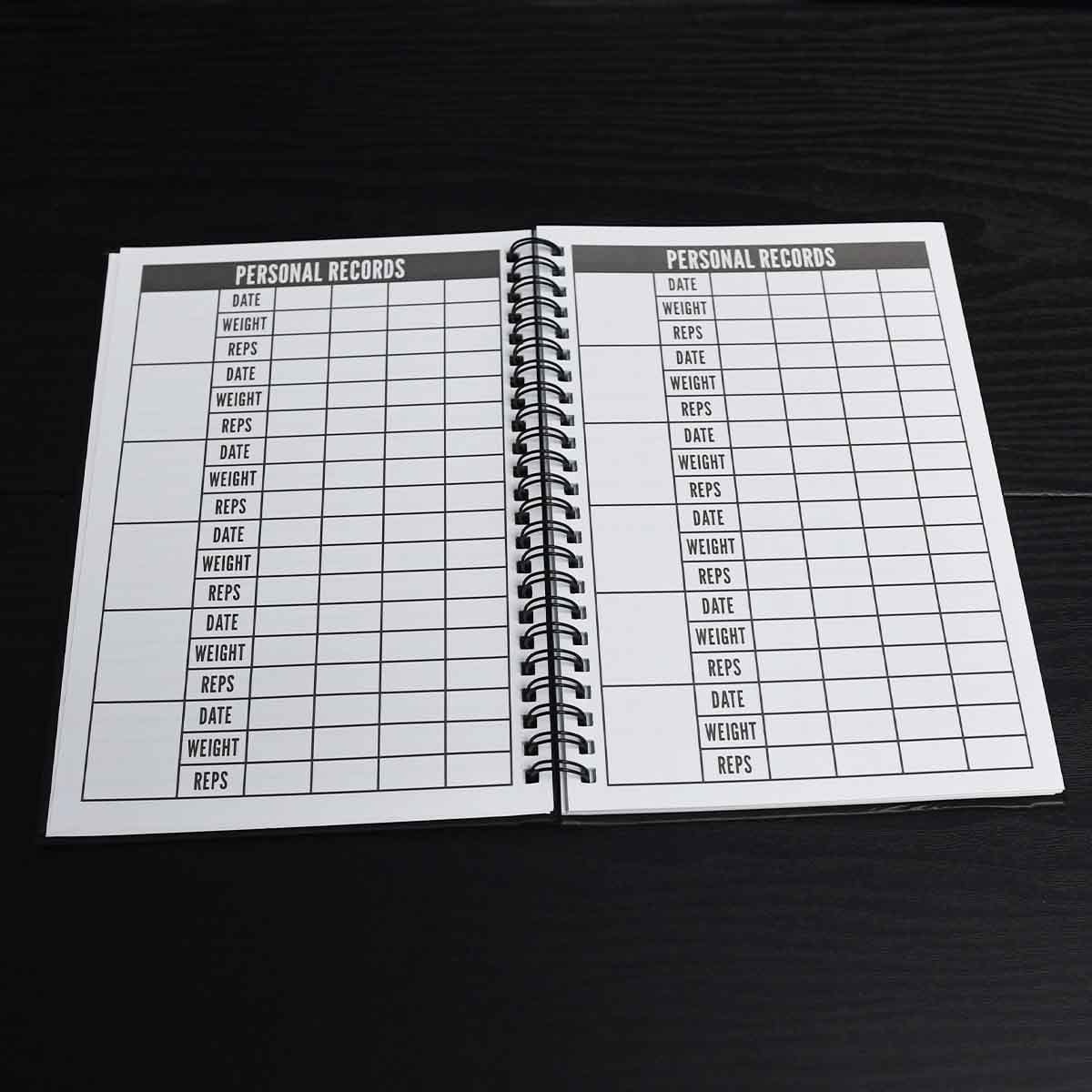 TUFF Workout Log Book TuffWraps.com