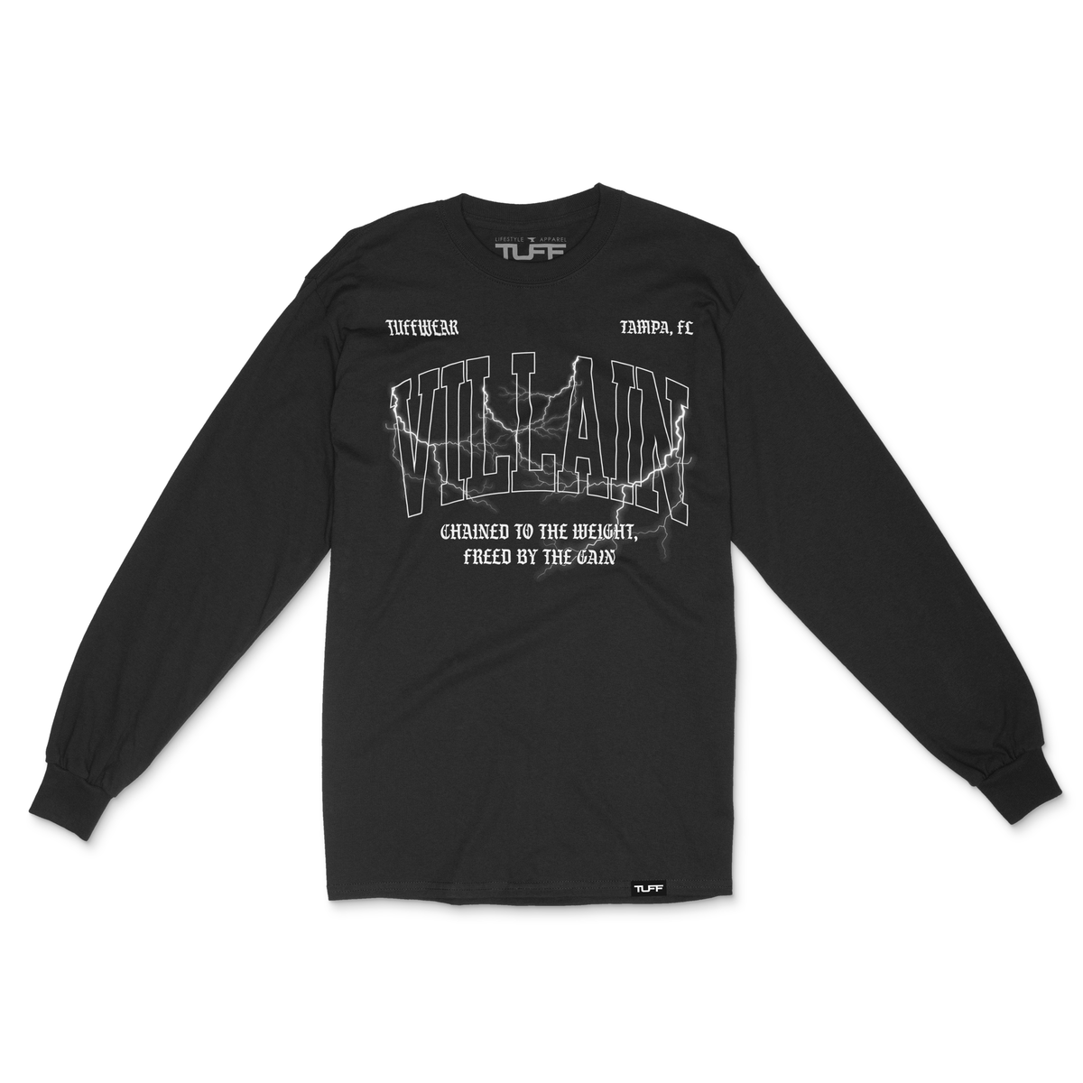 Villain Arc Long Sleeve Tee Black / S TuffWraps.com