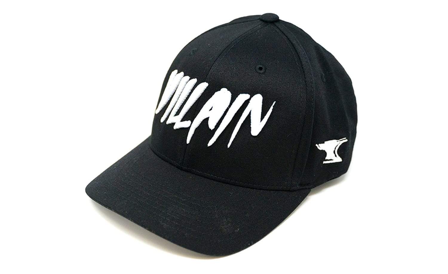 Villain Black Flexfit Hat (White) TuffWraps.com