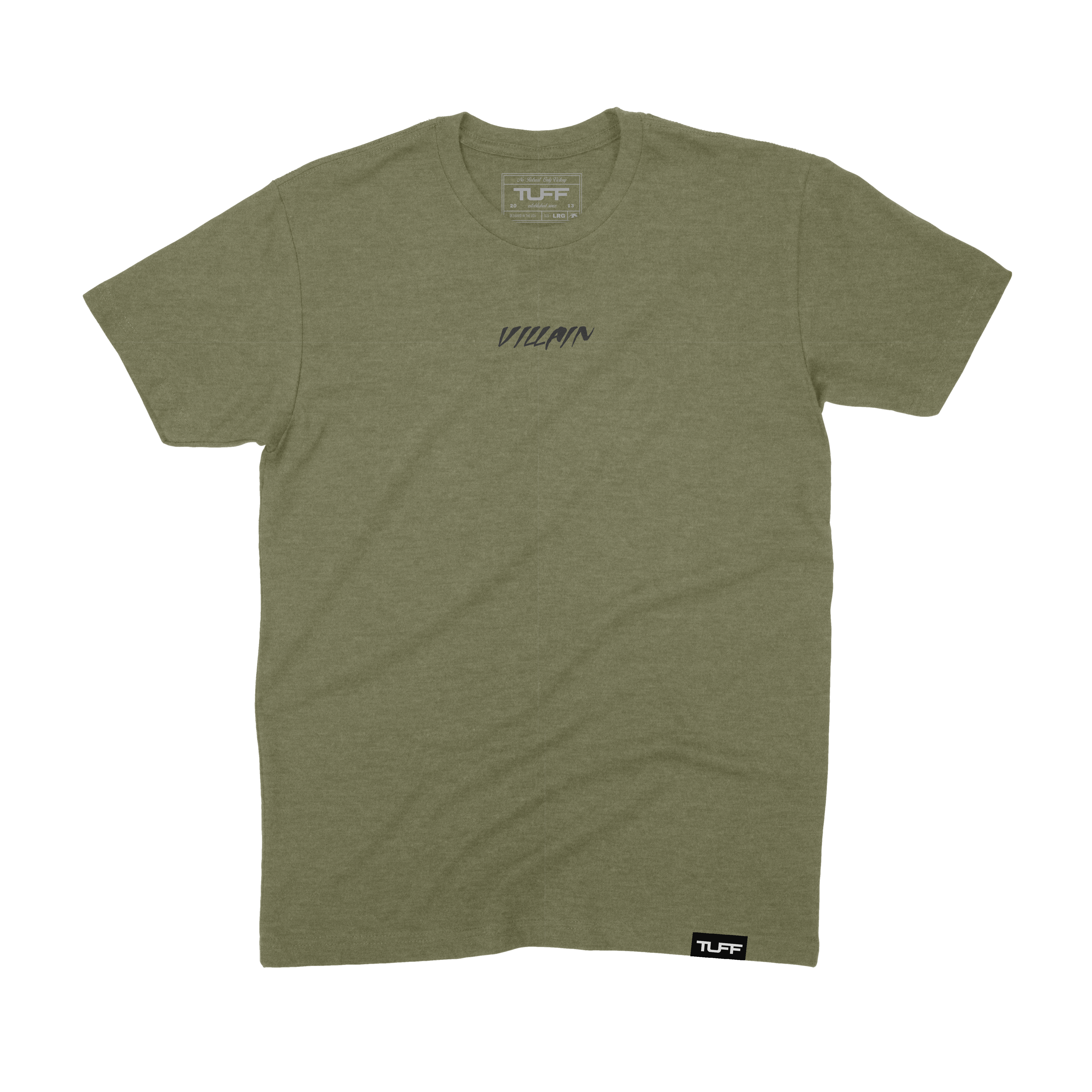 Villain Essentials Tee S / Military Green TuffWraps.com