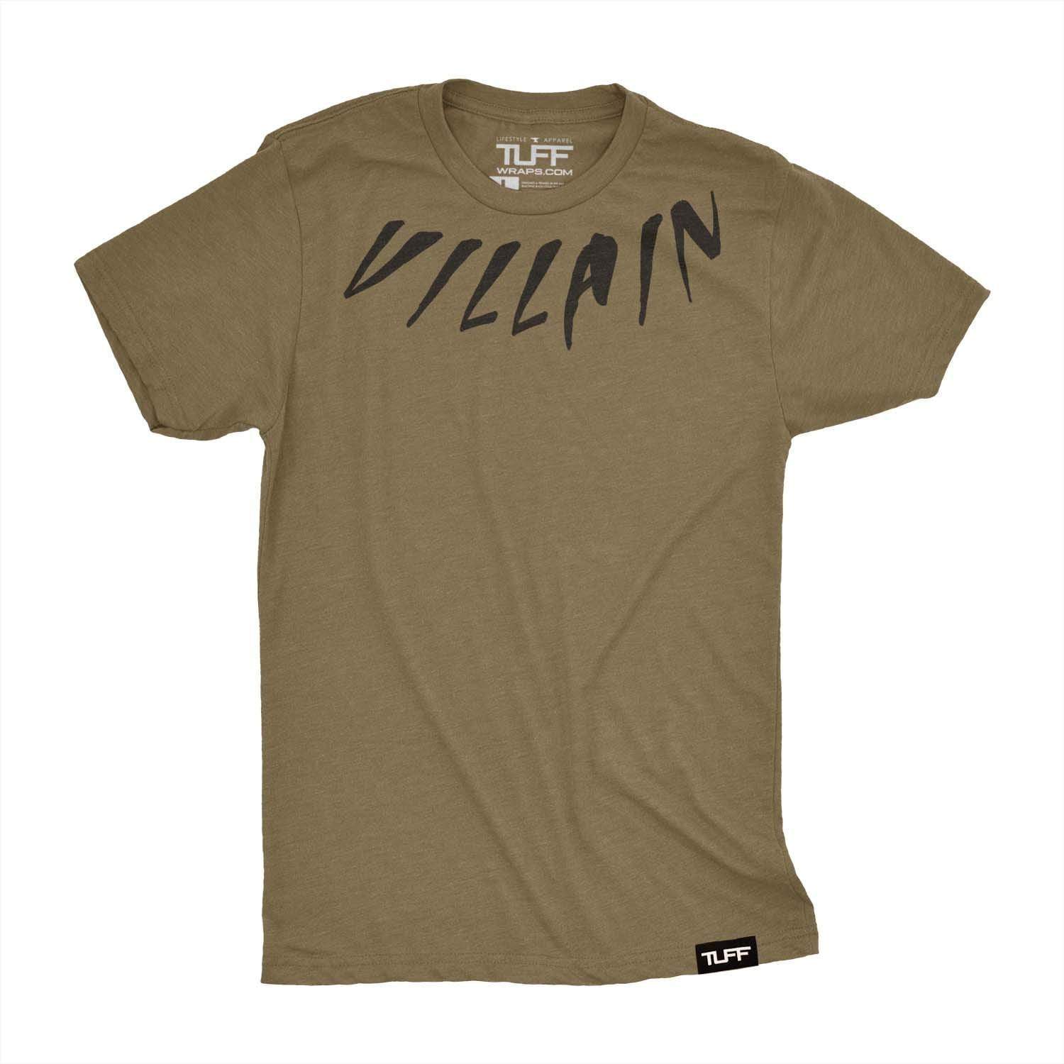 Villain Neck Tee S / Military Green TuffWraps.com