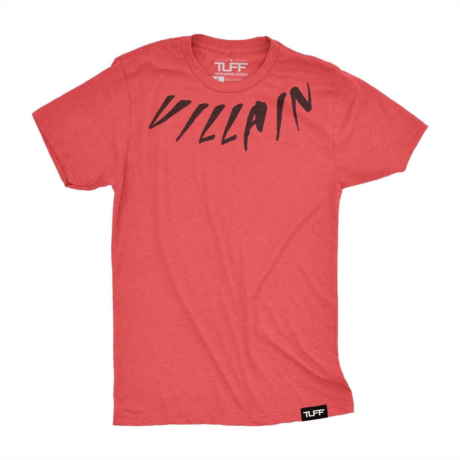 Villain Neck Tee S / Vintage Red TuffWraps.com