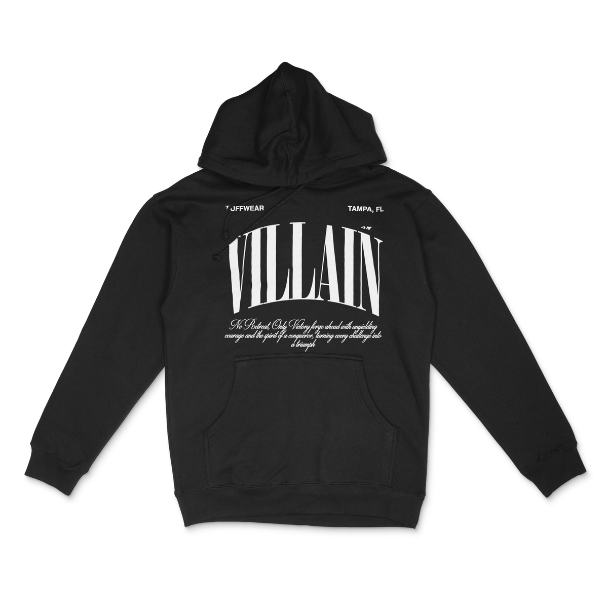 Villains Creed Hooded Sweatshirt Black / S TuffWraps.com