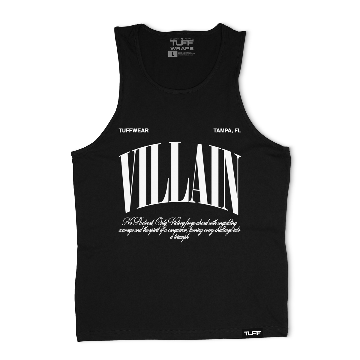 Villains Creed Tank Black / S TuffWraps.com